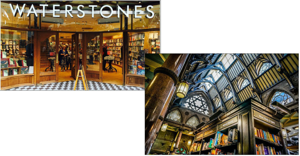 Above: Waterstones’ managers have a lot of autonomy to give local customers what they want