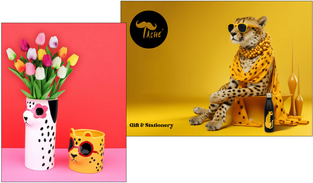 Above: Tache has developed gift ranges for John Lewis and Next 