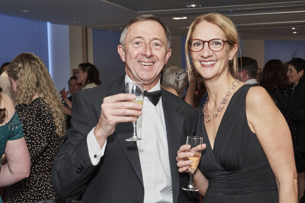 Above: Mark Rawson raises a glass to the greetings industry with Cinnamon Aitch’s Sarah Fitzgerald at the 2022 Henries Awards