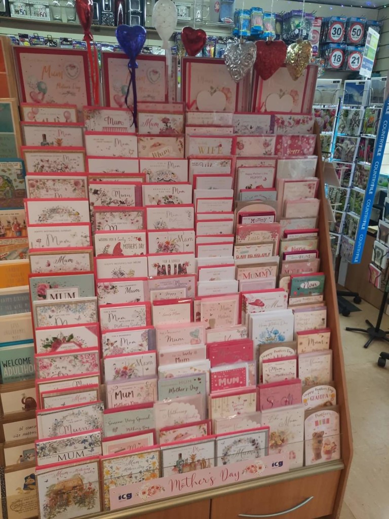 Above: Special days bring in new customers for Milford Cards & Gifts