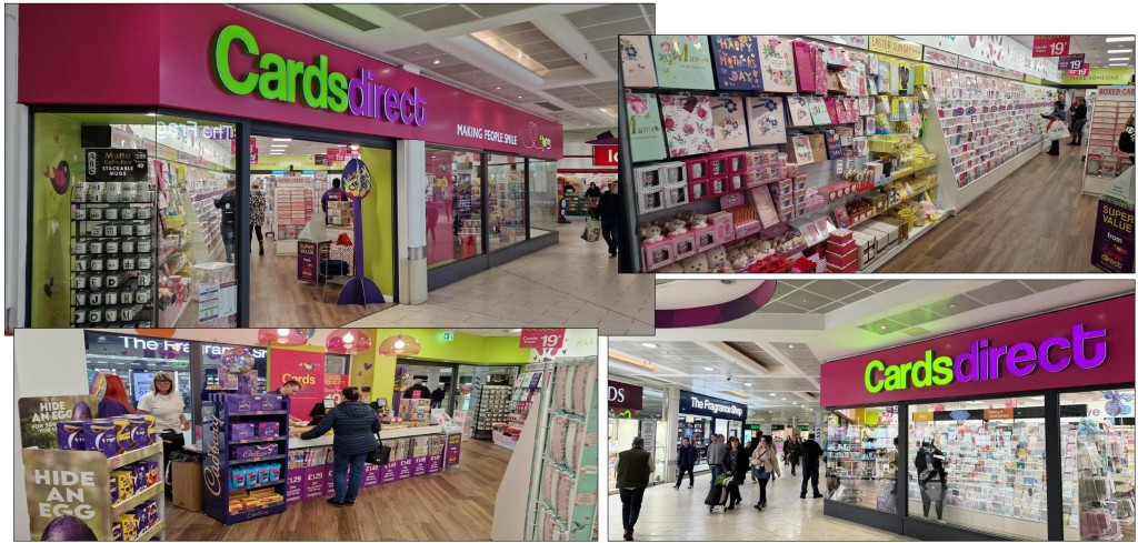 Above: Cards Direct’s latest store in Sheffield