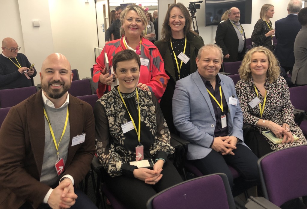 Above: Cardies at the meeting (left-right) Seth Woodmansterne, Pip Heywood, Jakki Brown, Heidi Early, Miles Robinson, and Fiona Pitt