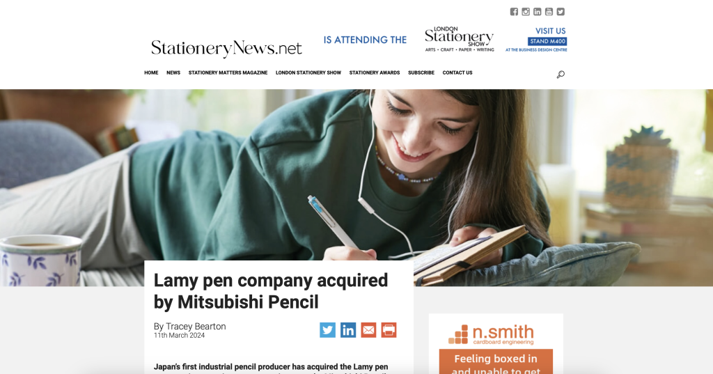 Above & top: StationeryNews.net is the latest digital platform from Max Publishing