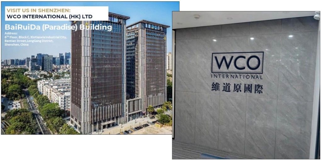 Above: The China office is in the Paradise building