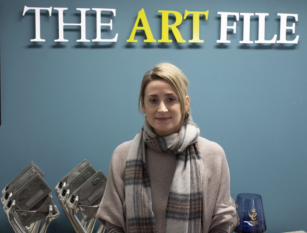 Above & top: Lara Johnson has joined The Art File’s sales team