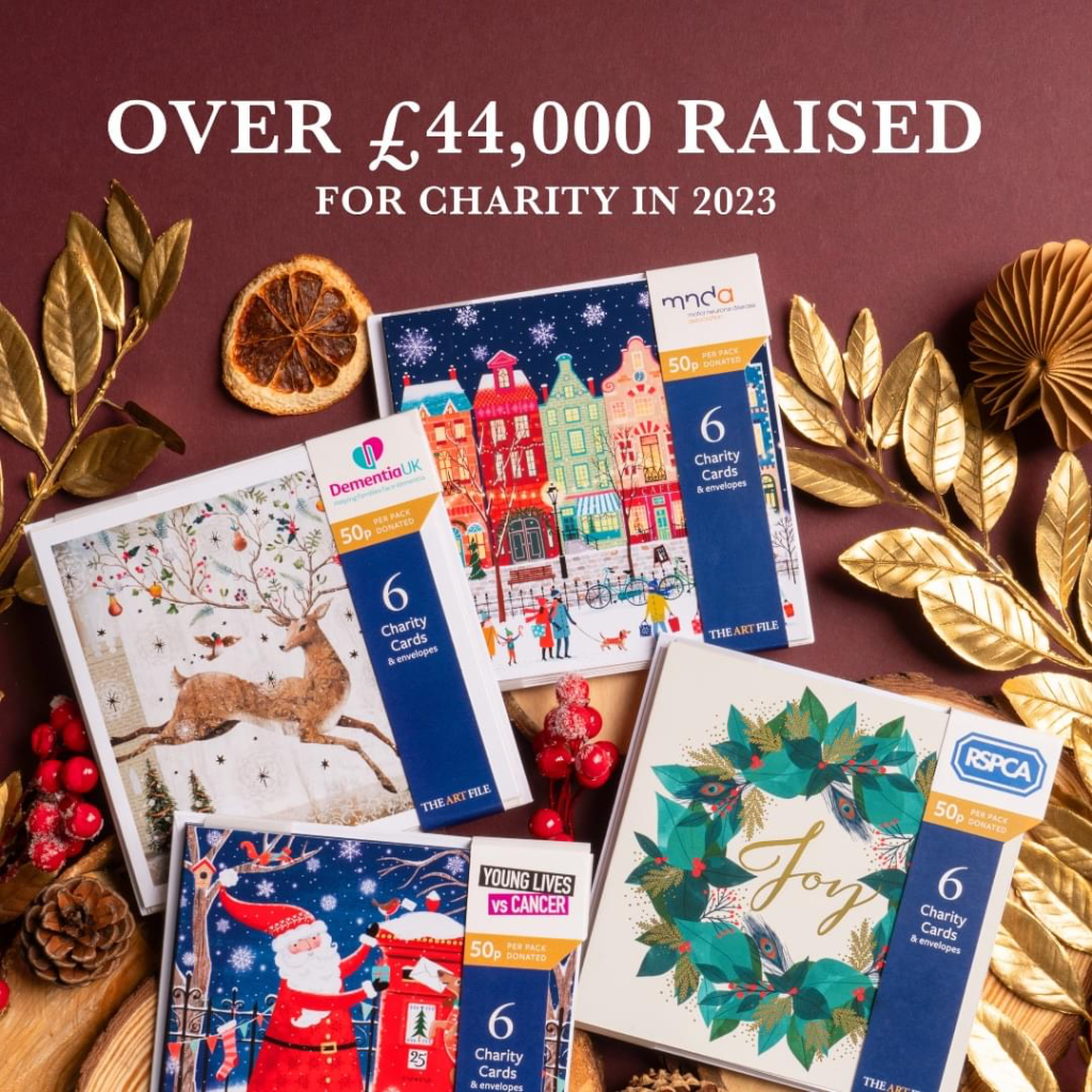 Above: The Art File’s charity packs have notched up £350,000 in total 