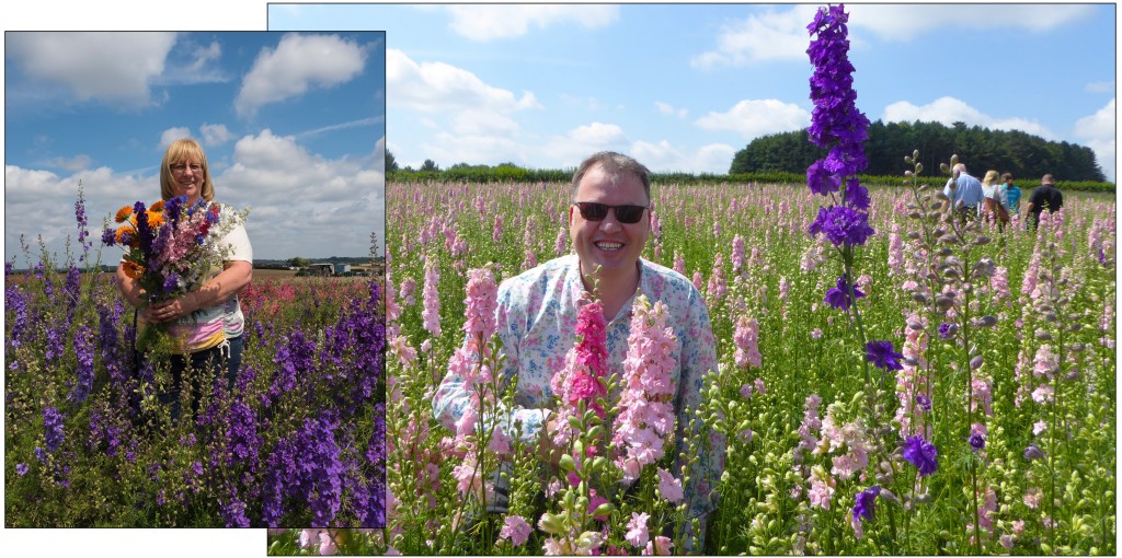 Above: Collecting petals for biodegradable confetti on one of Deva’s trips