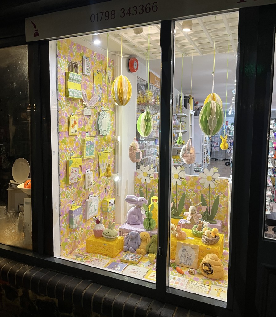 Above: A Jellycat window brought customers to Red Card