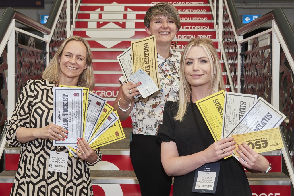 Above: Gold, Silver and Sunshine tickets are great for the retailers who can spend them with exhibitors